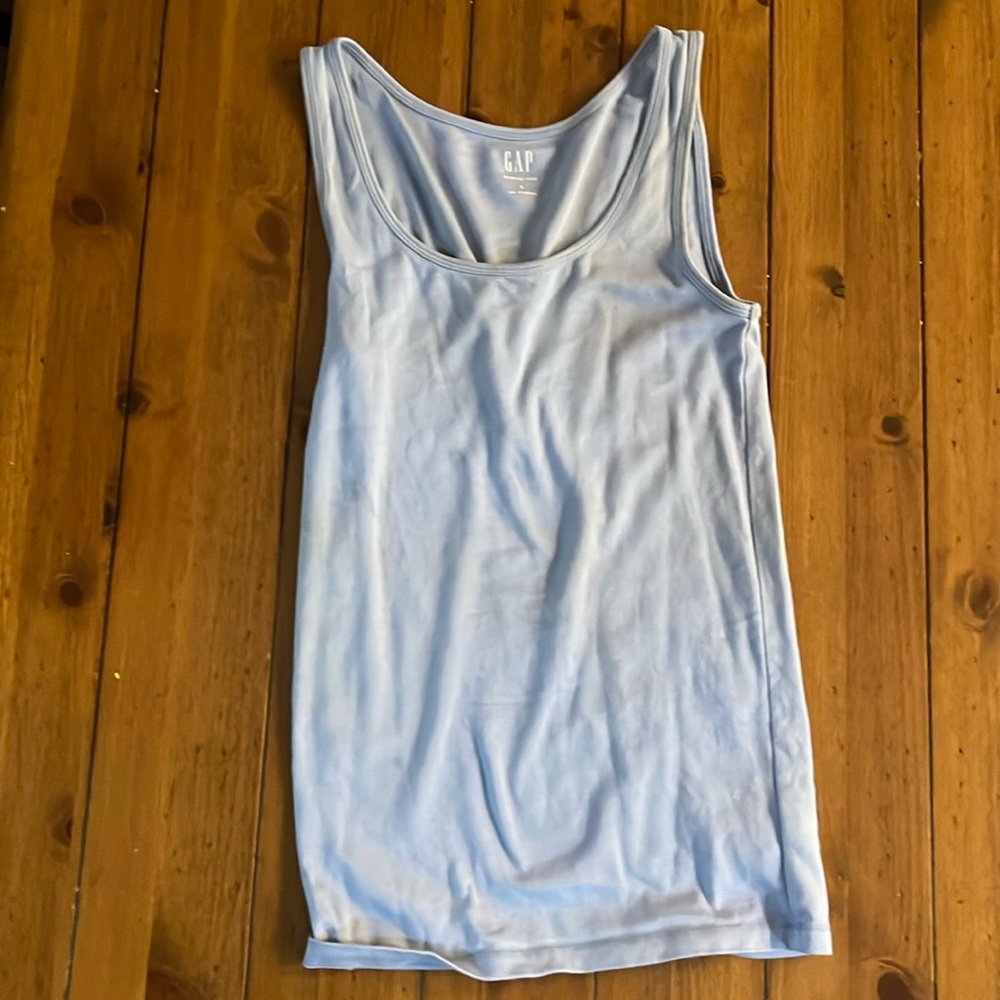 Women’s blue tank top